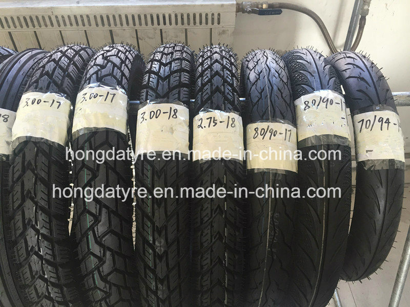 Motorcycle Tyre/Motorcycle Tube 275-18 90/90-17 90/90-18 Rubber Tyre for Motorcycle