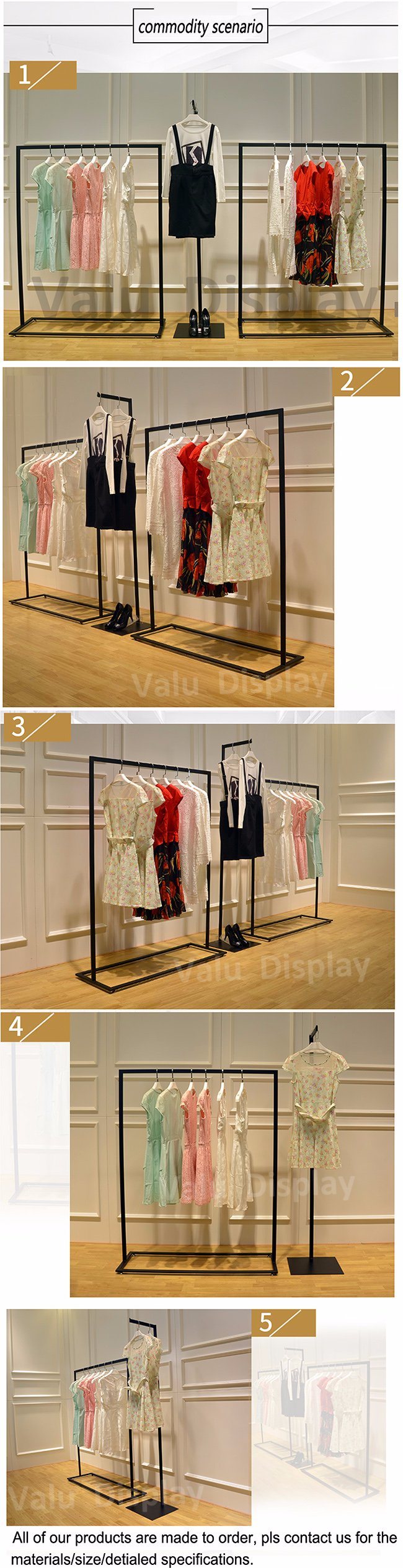 Elegant Clothing Furniture Store/Clothes Shop Fitting/Shop Fitting Furniture