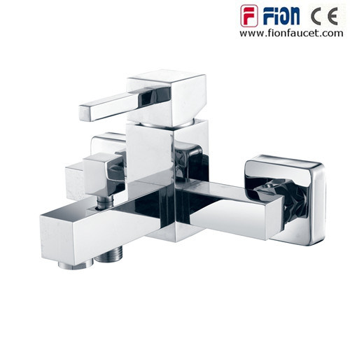 Chinese Supplier 2 Functions Wall Mounted Bath Shower Mixer Tap Prices (F-19001)