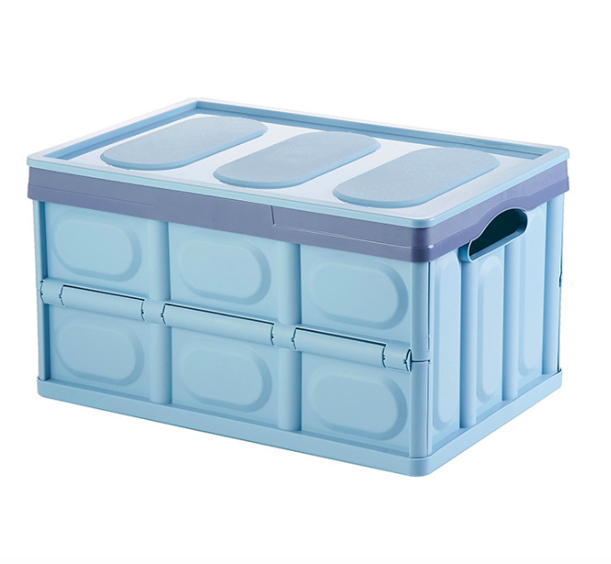 Portable Collapsible Plastic Storage Crate