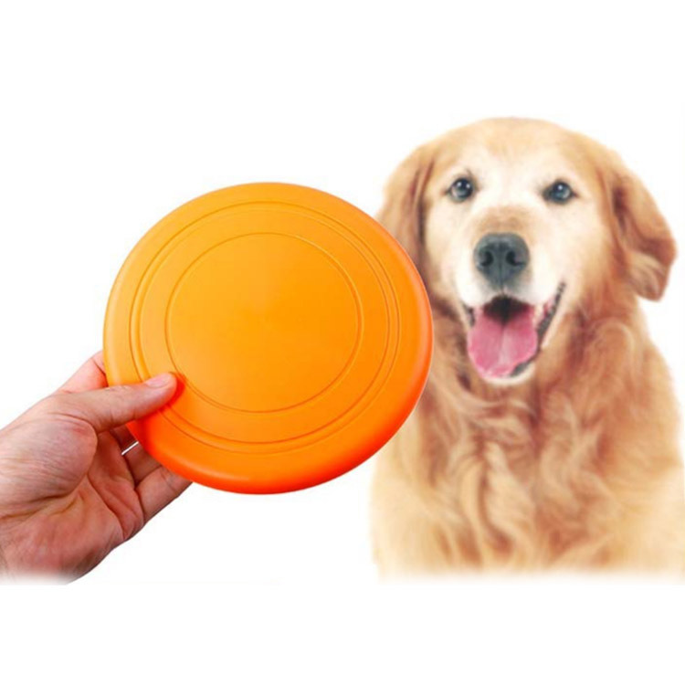 Pet Toy Silicone Dog Frisbee Toy Bite-Resistant Pet Dog Toy Trainer Factory Wholesale