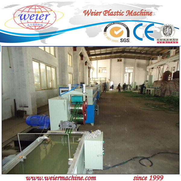 200kg/H Two Straps Pet Strap Band Production Line by Single Screw Extruder