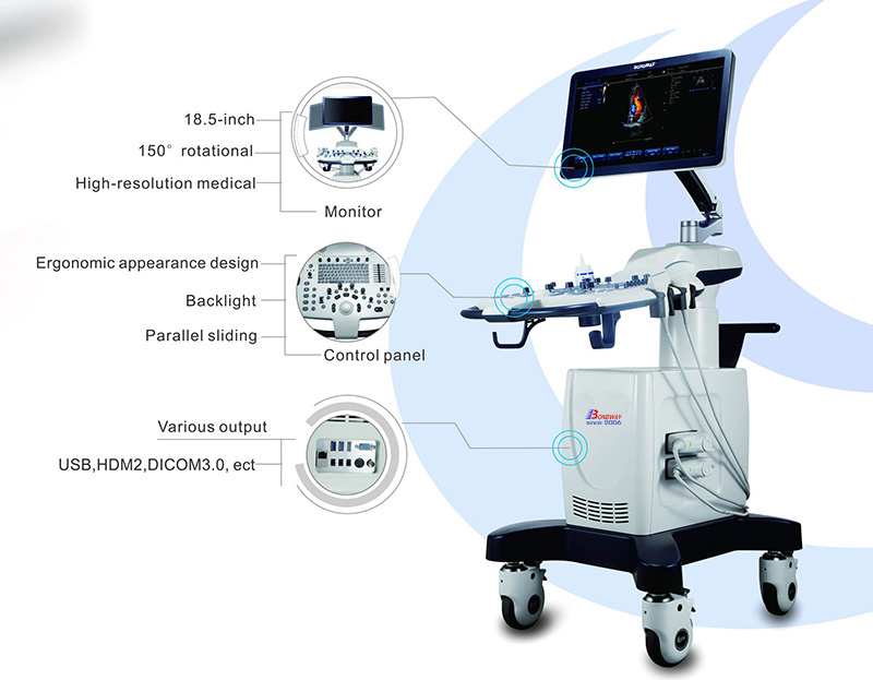 Doppler Machine, Digital Ultrasound Scan Machine, Color Doppler Ultrasound Imaging System, Diagnostic Ultrasound Scanner