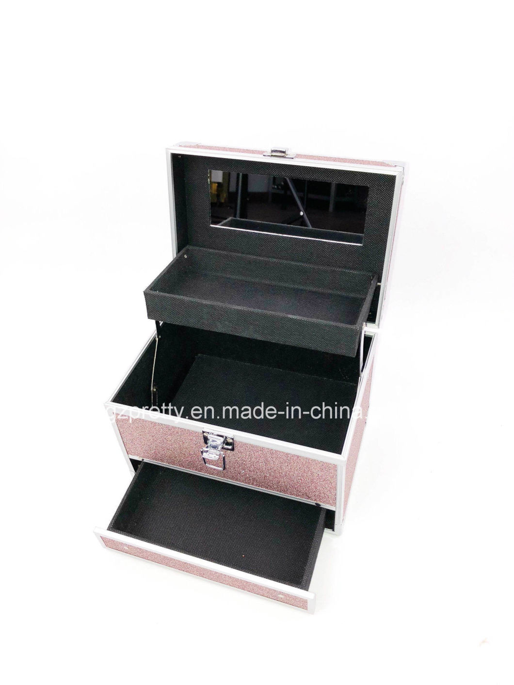 Aluminum Cosmetic Case Beauty Case Jewellery Box