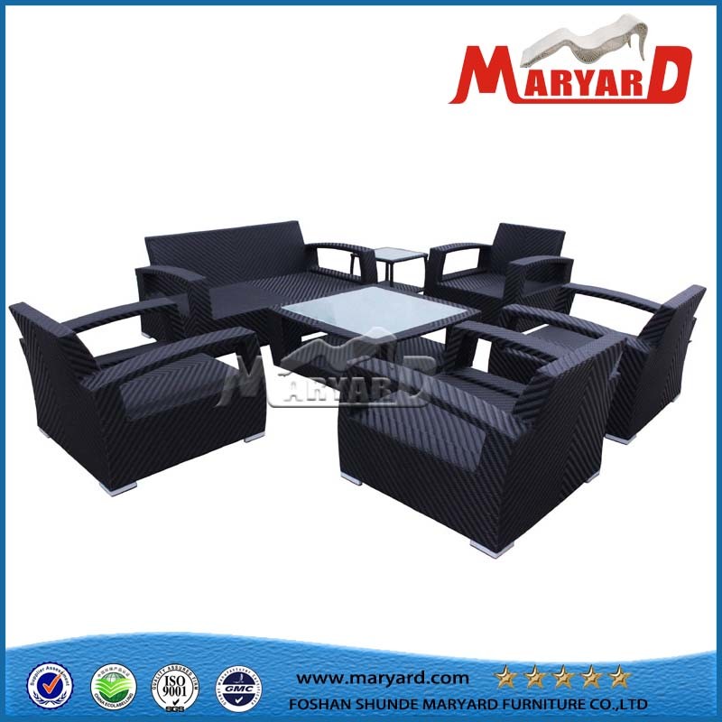 Foshan Factory Garden Wicker Rattan Sofa Outdoor Furniture