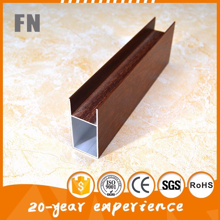 Hot Sell Wooden Finish Aluminum Profile for Window and Door