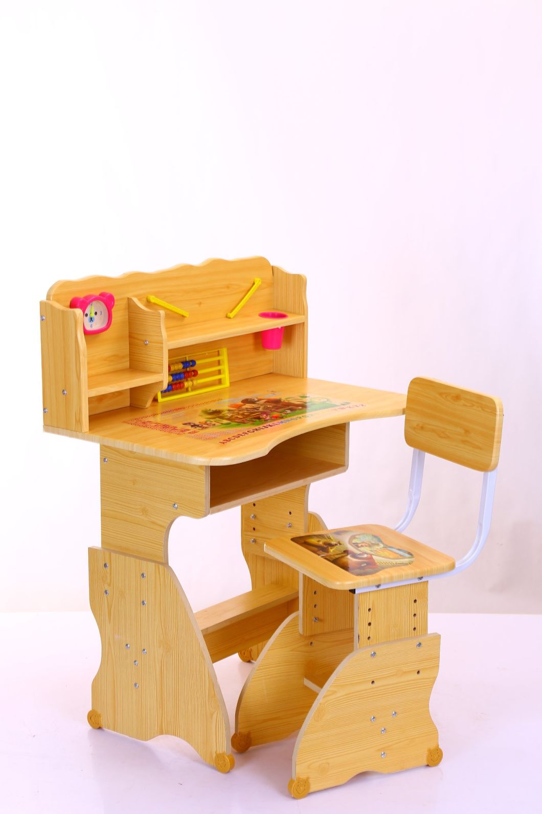 School Furniture Hight Adjustable Kids Children Study Student Table Desk
