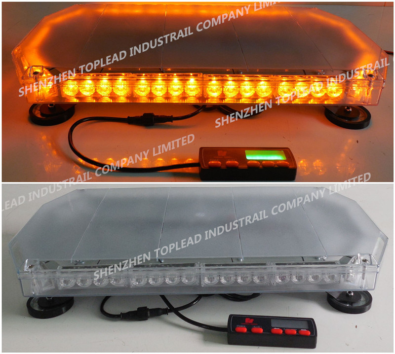 12-30V 80W Yellow COB Emergency Lightbar Warning Flashing and Rotating Lamp