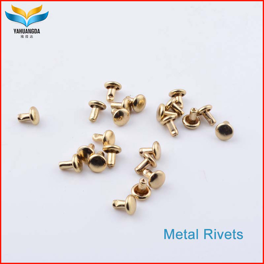 Double Face Logo Metal Rivet Stud for Handbags