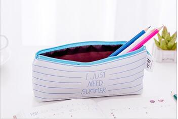 School Canvas Simple High-Capacity Pencil Bags