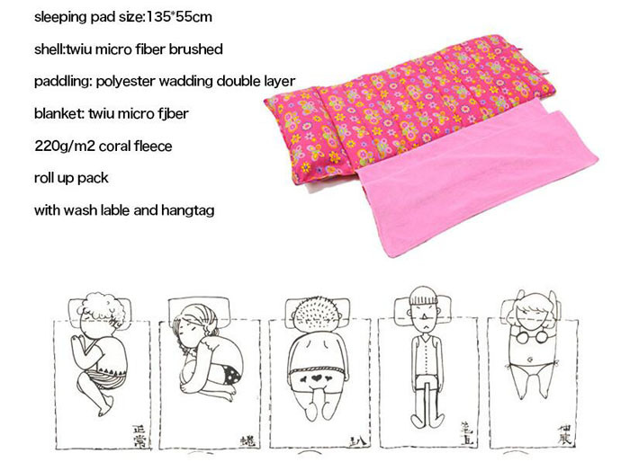 Envelope Printing Children Sleeping Bags Outdoor Camping Sleeping Bag