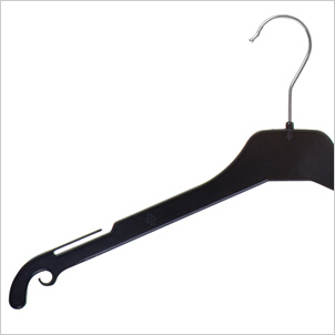 Hot Sell Plastic Coat Hanger with Metal Hook for Display