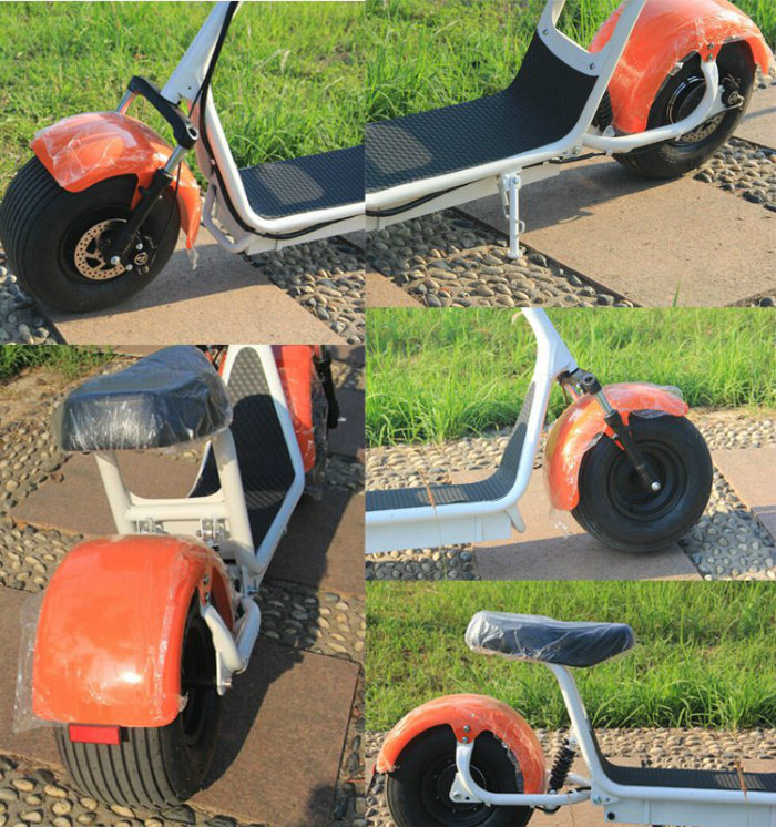 Eco-Friendly Harley Electric Scooter 800W Citycoco Scooter Fat Tire