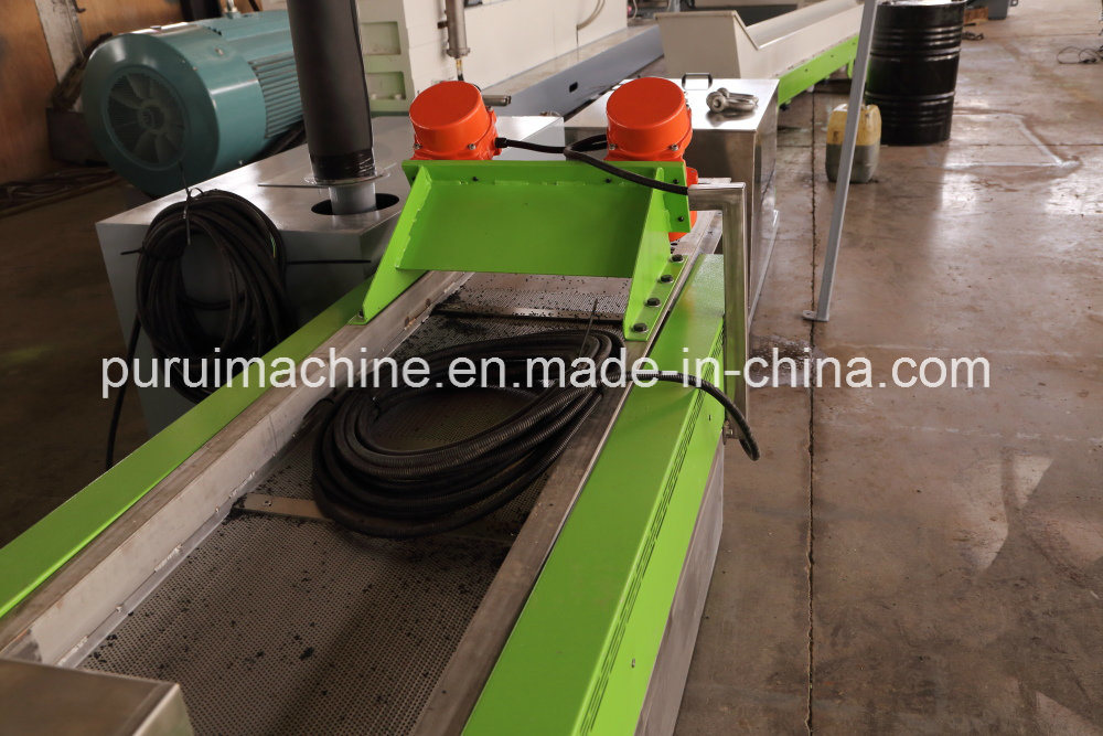 Single Screw Plastic Granulator for Washed PE, PP Film After Drying