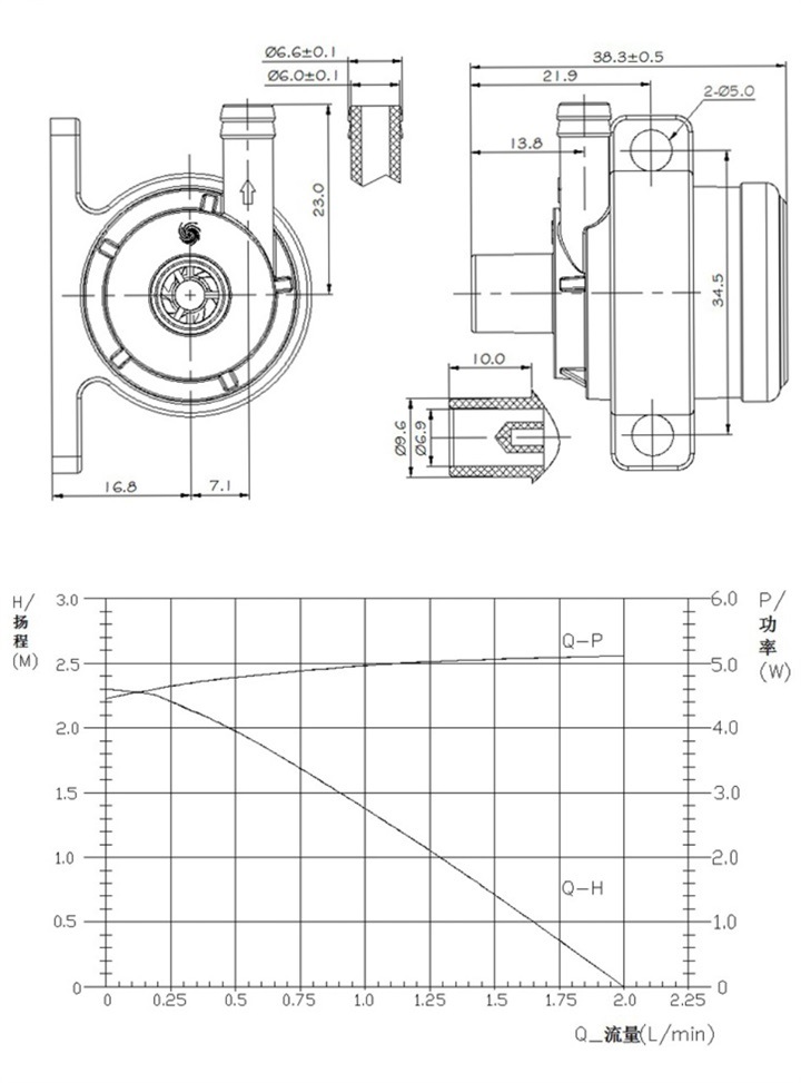 Food Grade 6V/12V Mini Pump for Coffee Machine