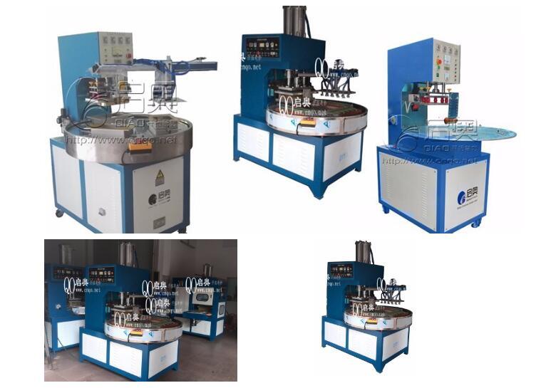 Automatic Rotary Table Style Hf Welding Machine with Robot