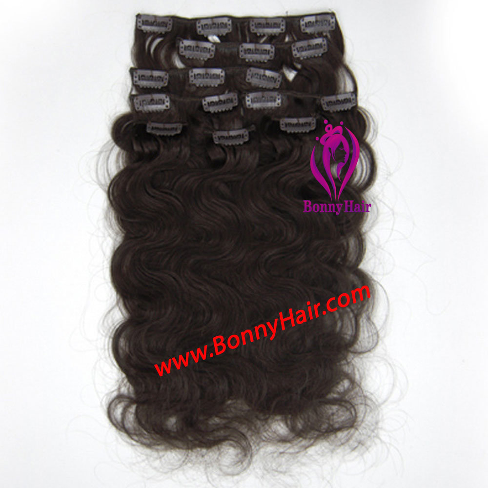 Clip on Hair Extension Brazilian Human Remy Hair Extension Discount Price