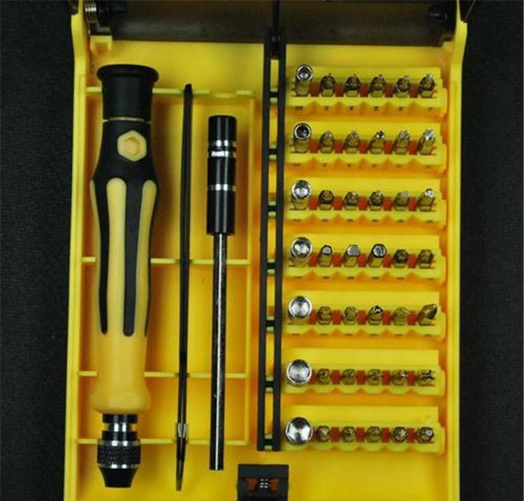 Multi-Bit Tools Repair 45 in 1 Precision Screwdriver Tool Kit Set PC Phone