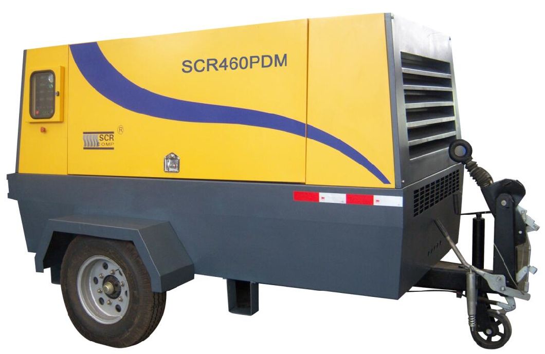 Diesel Engine Portable /Mobile /Screw Air Compressor (SCR210PD)