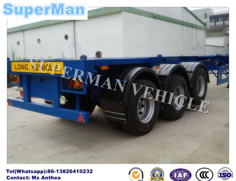 Airbag Container Frame Semi Truck Trailer 3 Axle