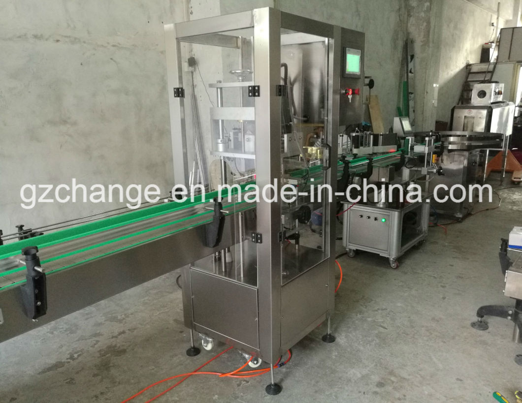 Automatic Liquid Products Filling Capping Labeling Coding Production Line