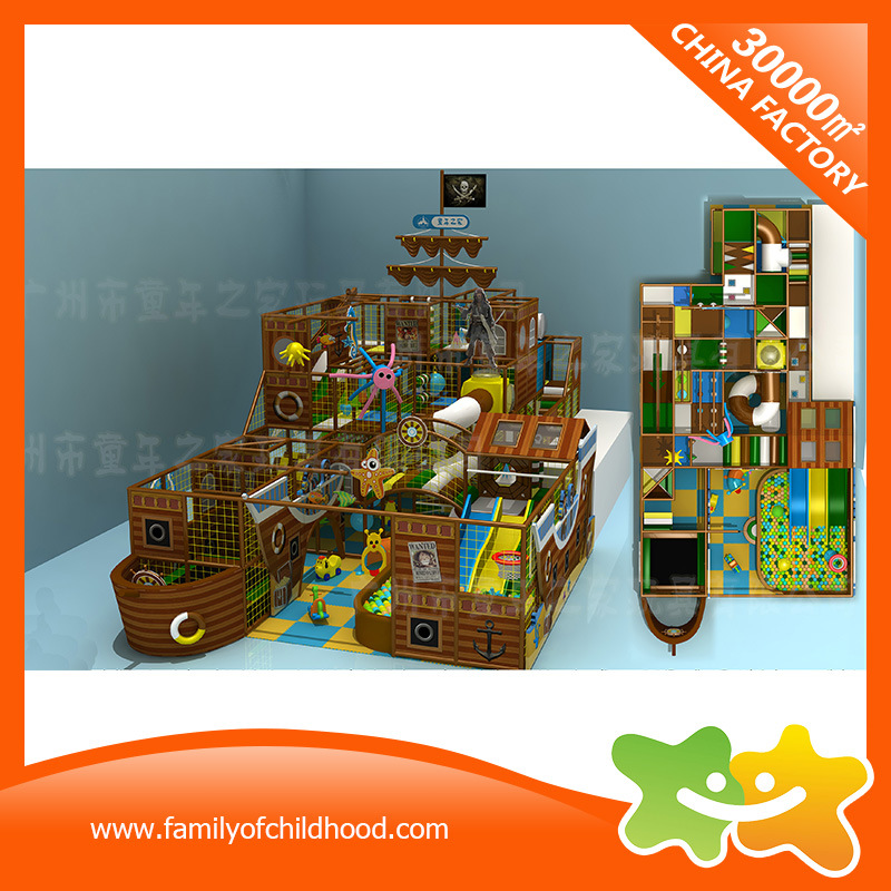 Funny Pirate Ship Indoor Amusement Park Games Play Centre for Children