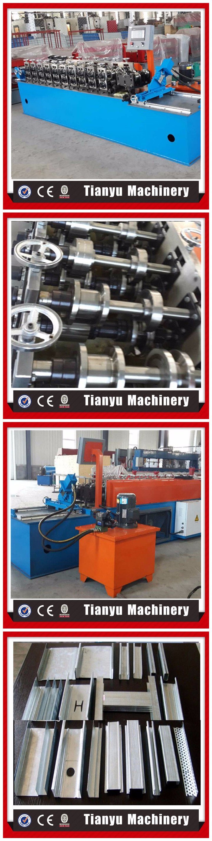 Metal Stud Light Keel Coild Roll Forming Making Machine Moulding Equipment