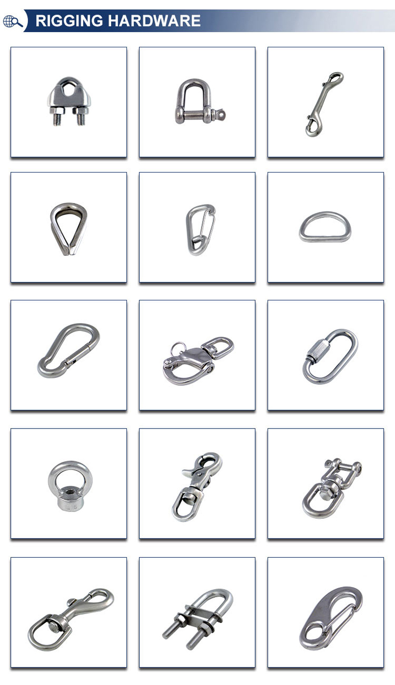 Different Type Rigging Hardware U Bolt for Sale