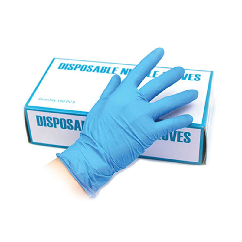 Disposable Blue Nitrile Examination Glove