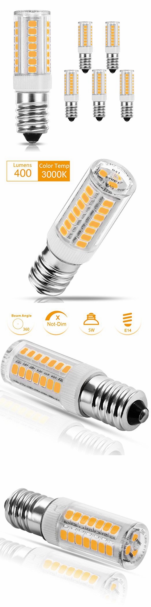 5W E14 LED Mini Bulb 40W Equivalent LED Bulb with SMD 2835 for Home Lighting