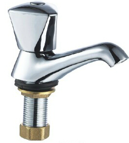 Brass Bibcock & Basin Tap with Chrome Plated (F01018)