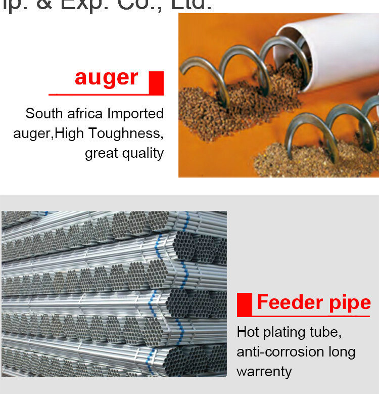 Galvanized Feed Pipe/Tube for Chicken Feeding System in Poultry Farm