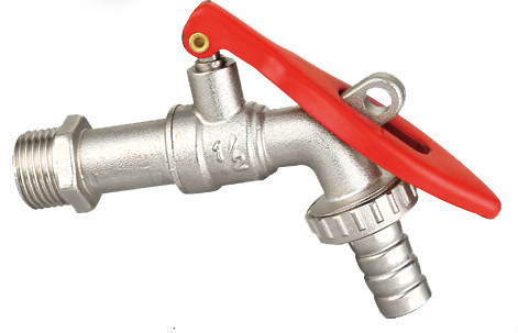 Brass Hose Cock/Bibcock/Tap with Alumium Handle (EM-V-A155)