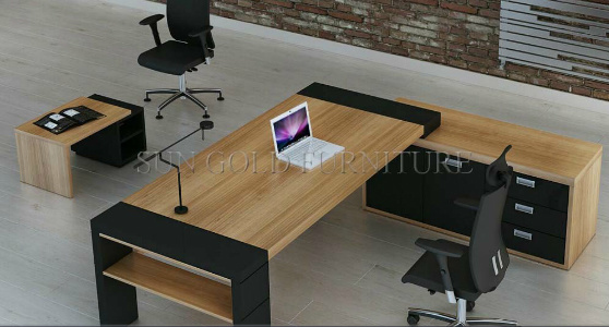 Wood Office Furniture Modern Large Executive Desk (SZ-OD294)