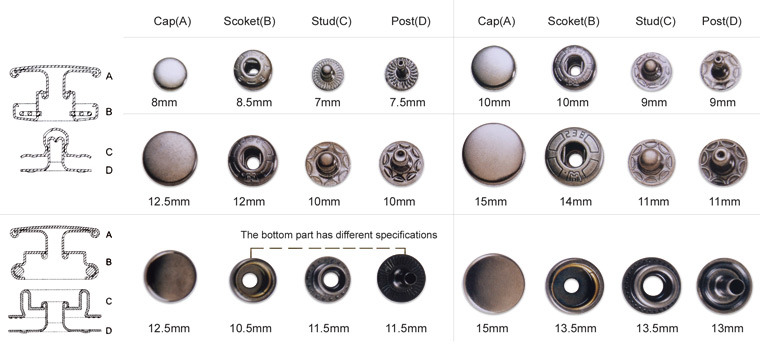 Zinc Alloy Snap Button