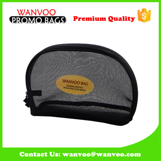 Wholesale Custom Bag Women Fashion Style Mesh Net Cosmetic Case for Toiletry