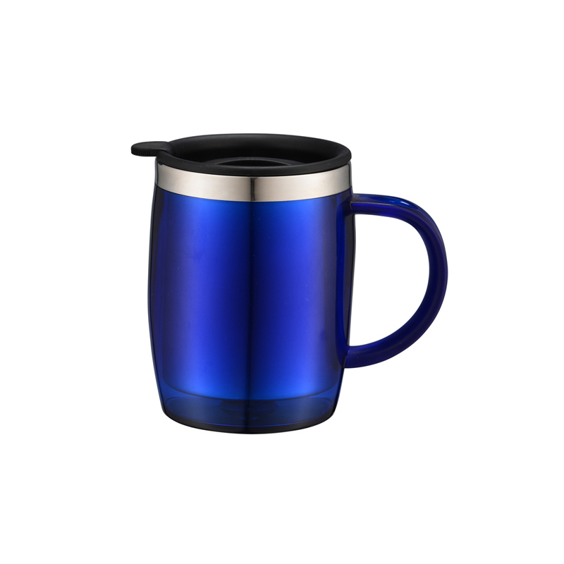 450ml Coffee Mug with Outside Plastic Inner Stainless Steel