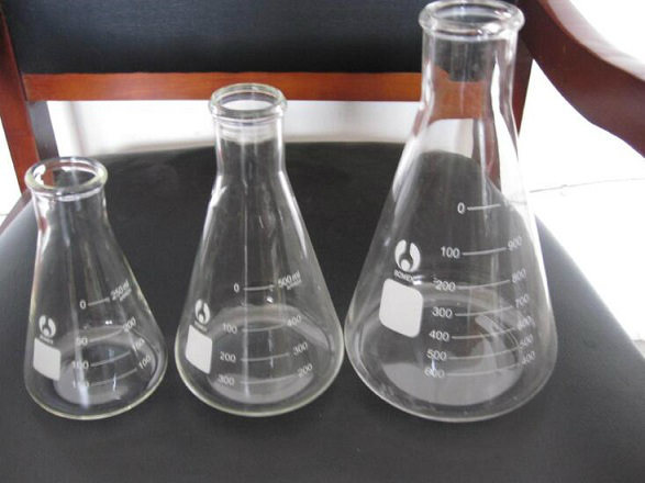 Lab Glassware Erlenmeyer Flask, Conical Flask, Narrow Mouth, Boro 3.3