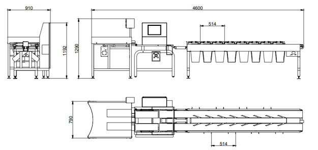 Multistage Auto Weight Sorting Machine for Fish/Shrimp/Abalone