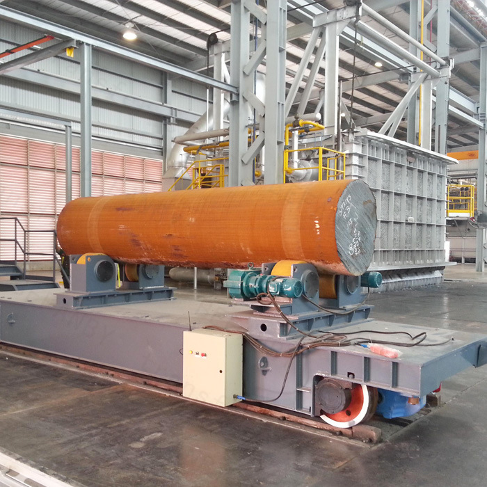 Steel Box Structure Rail Flat Vehicle Used in Plant