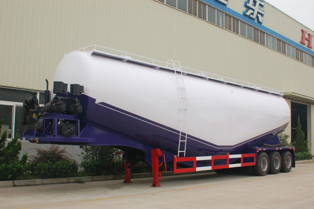 3 Axles Semi Trailer Dry Bulk Cement Powder Truck for Sale