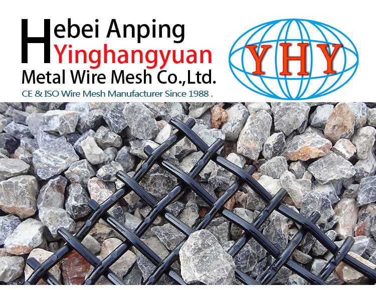 25mm Big Hole Size Steel Mesh Screen for for Quarry