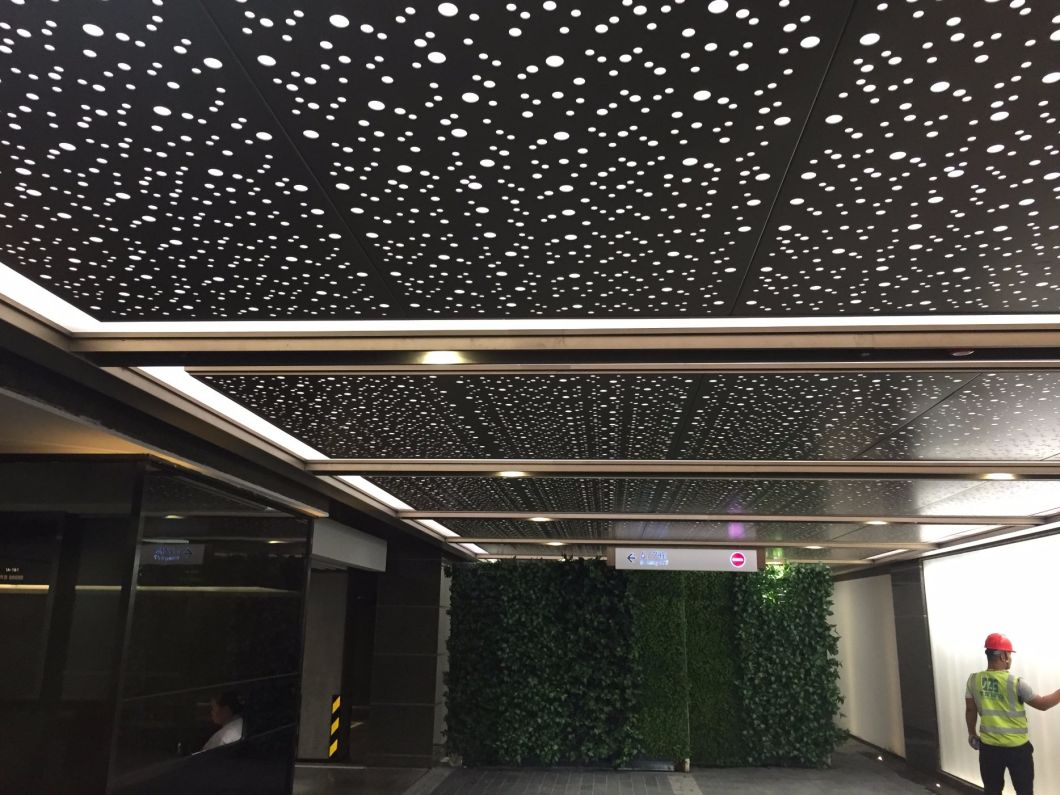 High Quality CNC Cutting Aluminum Perforated Panel for Exterior Using