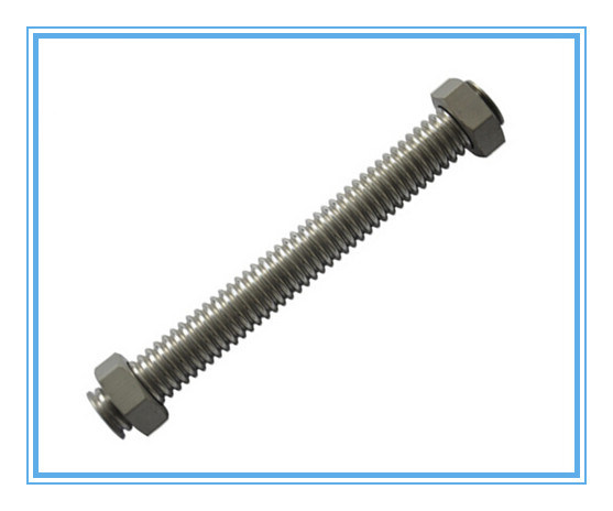 Dacromet Coating Carbon Steel Thread Rod, Thread Rod with Nut