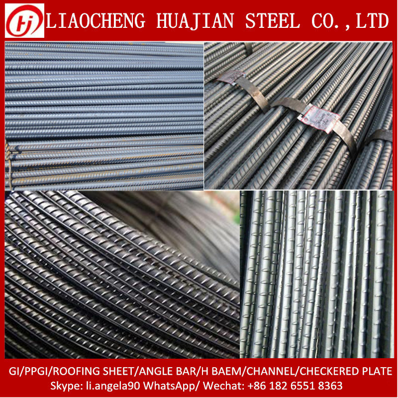 12m HRB400 Deformed Steel Bar Iron Bar for Construction