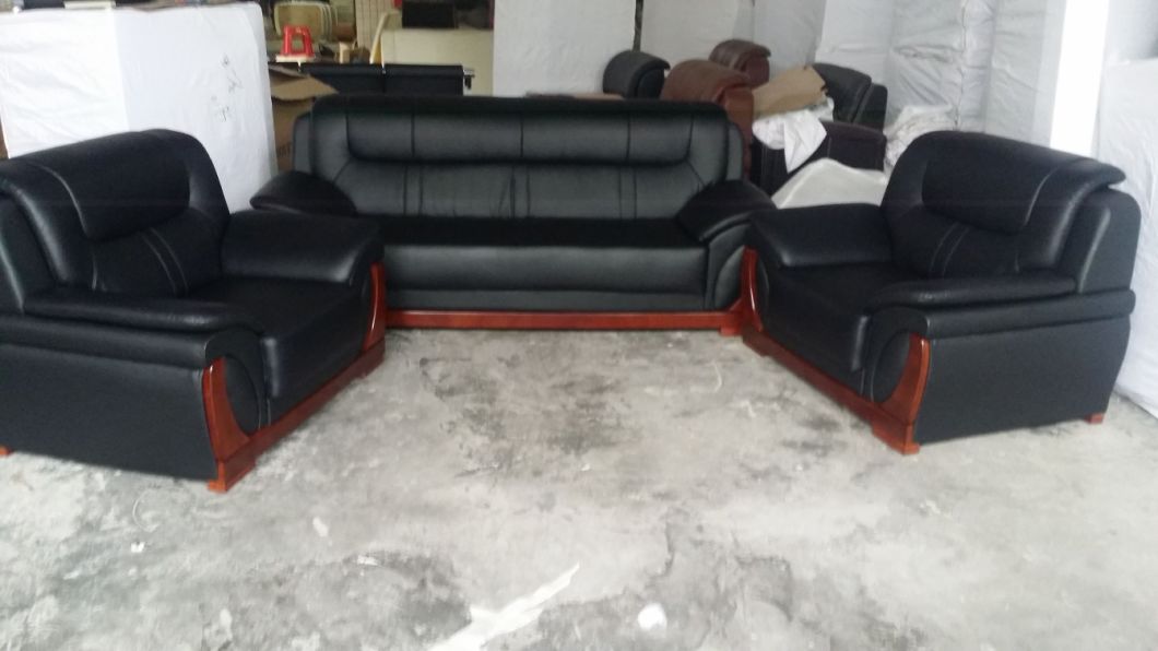Hot Selling Leather Sofa Office Sofa (FECE364)
