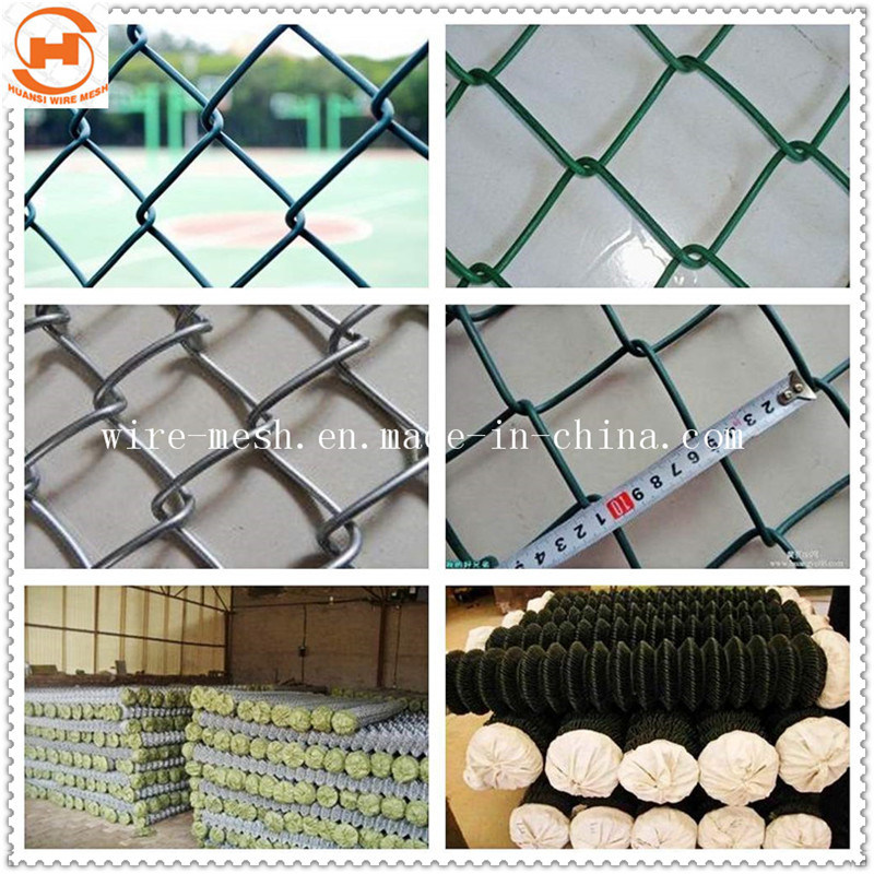 PVC Coated Diamond Wire Mesh/Chain Link Fence