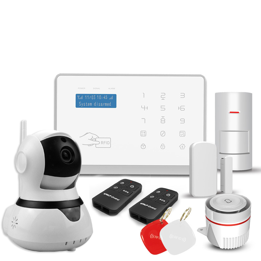 Wireless GSM WiFi Security Burglar Alarms