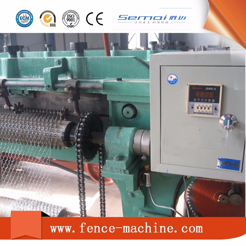 Factory Price Straight Reverse Hexagonal Wire Netting Mesh Machine