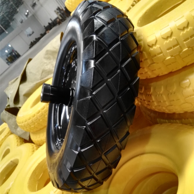 4.00-10 Solid Rubber Foam Wheel for Press Machine